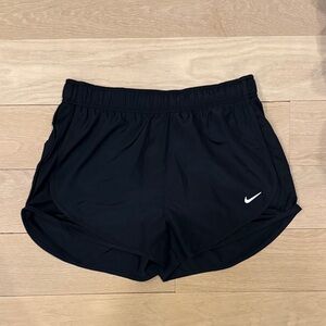 Nike Women's Black Dri-FIT Running Shorts, size M